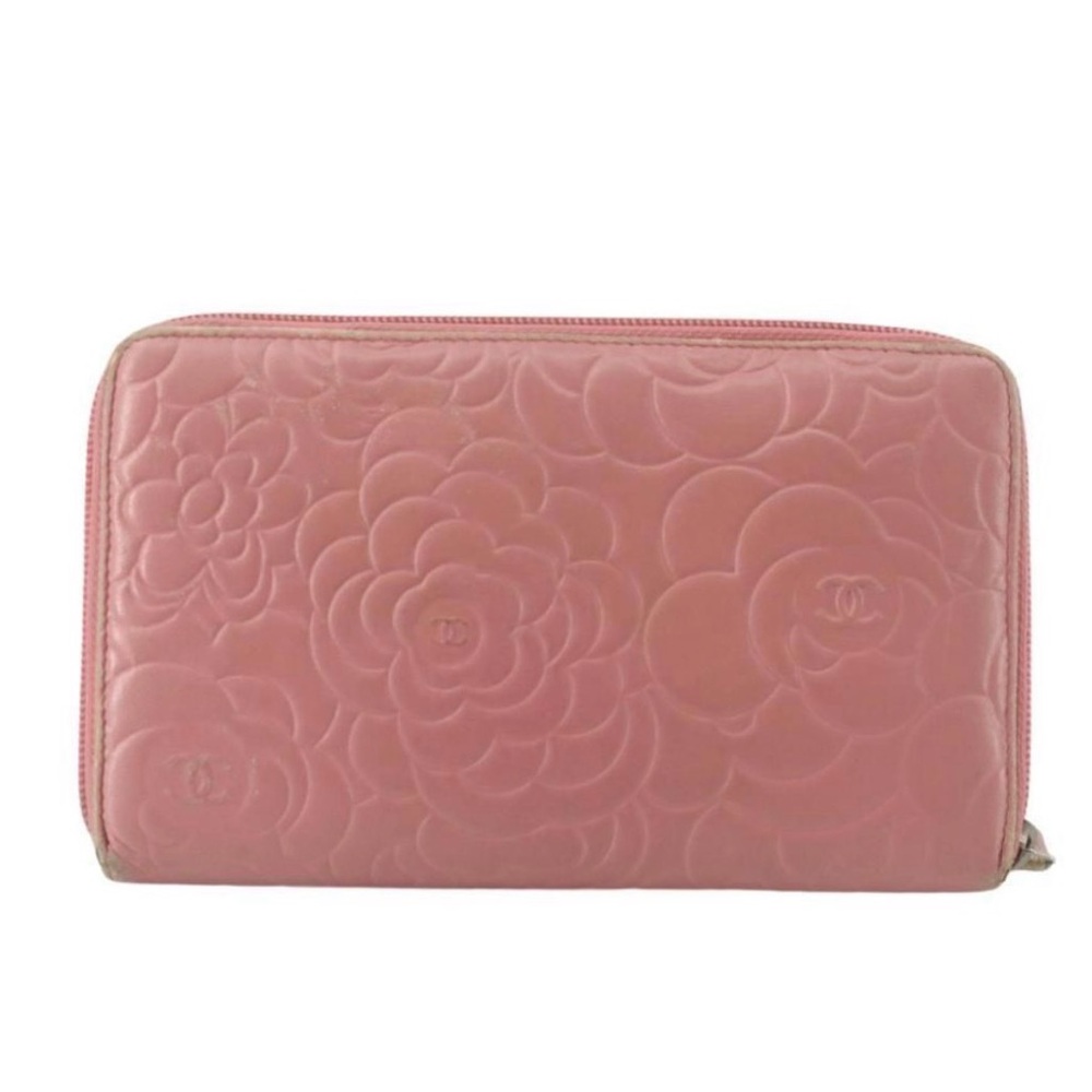 Chanel Camellia Long Wallet Zippy Organizer - Picture 2 of 3